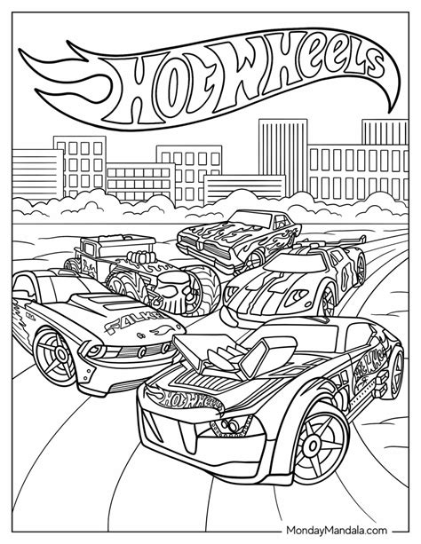 hot wheels colouring pages|58 Hot Wheels Coloring Pages